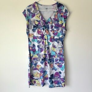 Title Nine Colorful Floral Mini Dress